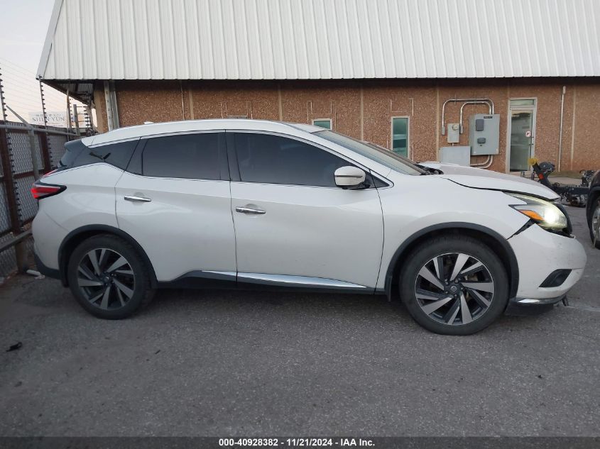 2016 Nissan Murano Platinum VIN: 5N1AZ2MH3GN164731 Lot: 40928382