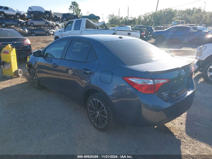 2015 Toyota Corolla L/Le/Le Pls/Prm/S/S Pls VIN: 5YFBURHE8FP349343 Lot: 40928389