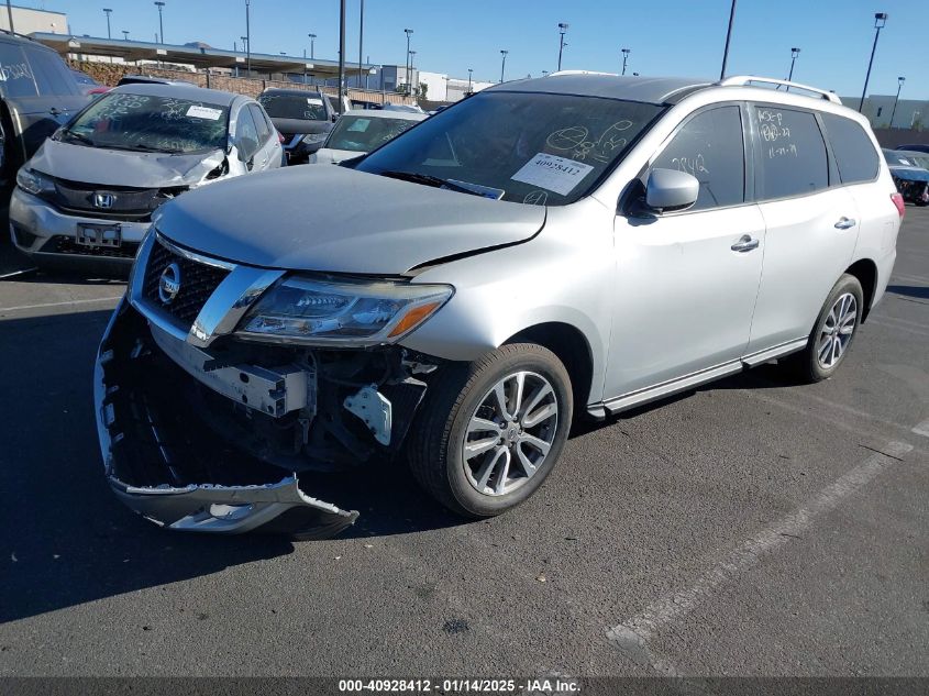 VIN 5N1AR2MN9GC618191 2016 Nissan Pathfinder, Plati... no.2