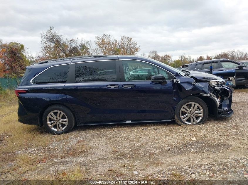 2022 Toyota Sienna Xse VIN: 5TDXSKFC6NS070628 Lot: 40928424