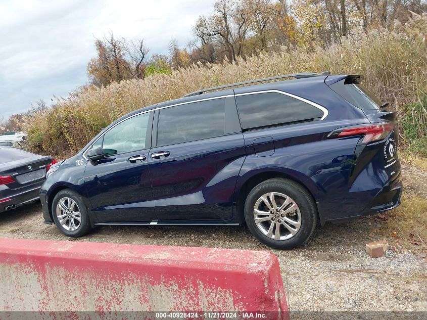 2022 Toyota Sienna Xse VIN: 5TDXSKFC6NS070628 Lot: 40928424