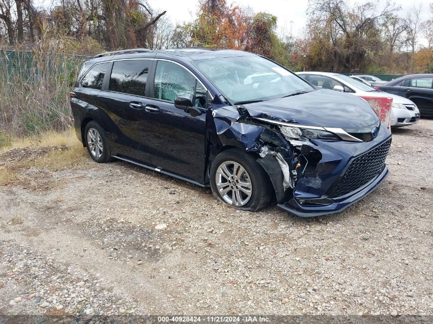 2022 Toyota Sienna Xse VIN: 5TDXSKFC6NS070628 Lot: 40928424