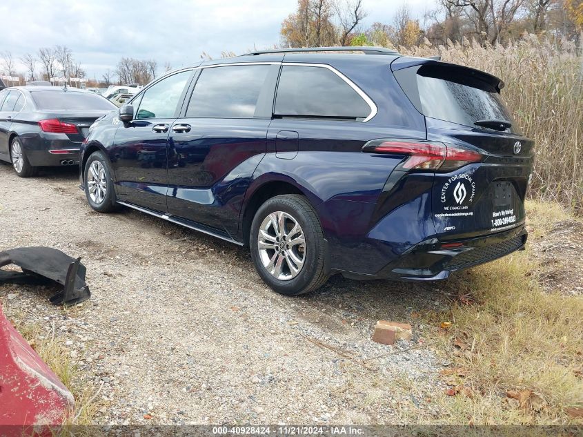 2022 Toyota Sienna Xse VIN: 5TDXSKFC6NS070628 Lot: 40928424