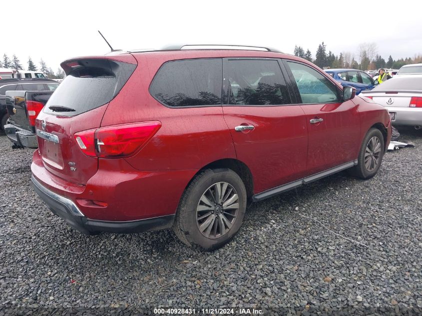 2018 Nissan Pathfinder Sv VIN: 5N1DR2MM1JC644781 Lot: 40928431