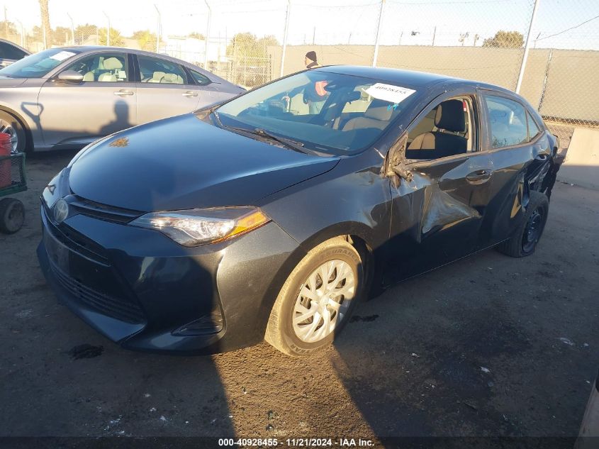 2018 Toyota Corolla Le VIN: 2T1BURHE5JC072580 Lot: 40928455