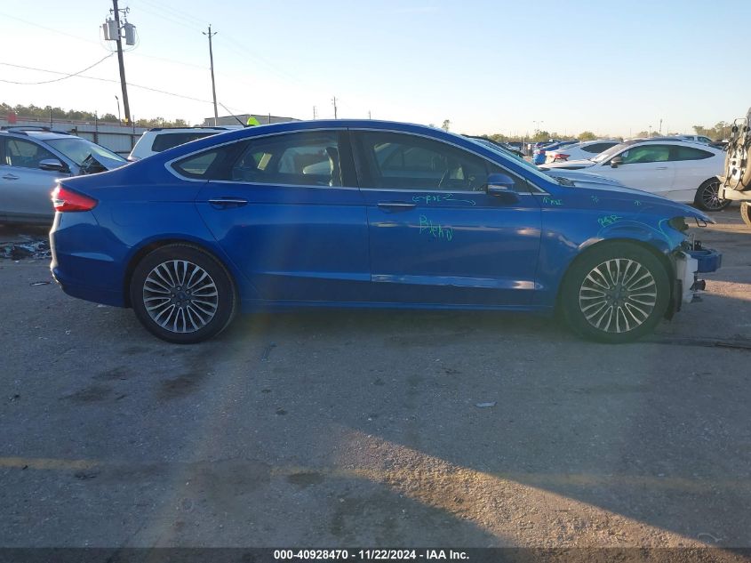 2017 Ford Fusion Se VIN: 3FA6P0T93HR206835 Lot: 40928470