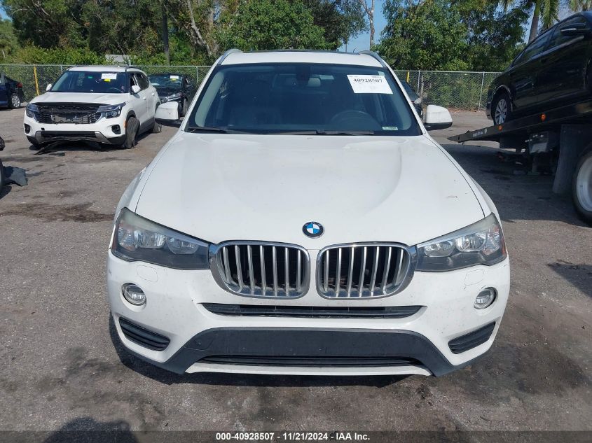 2017 BMW X3 Sdrive28I VIN: 5UXWZ7C50H0T44048 Lot: 40928507