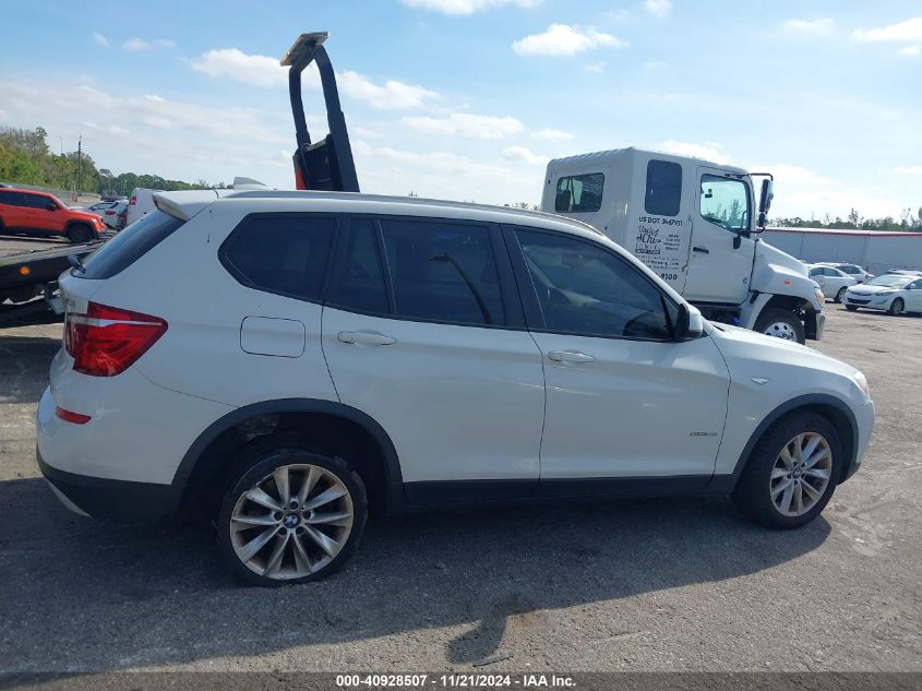 2017 BMW X3 Sdrive28I VIN: 5UXWZ7C50H0T44048 Lot: 40928507