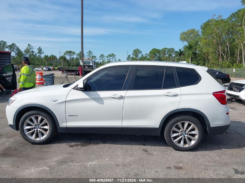 2017 BMW X3 Sdrive28I VIN: 5UXWZ7C50H0T44048 Lot: 40928507