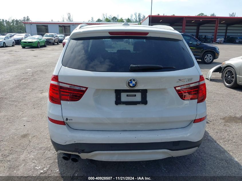 2017 BMW X3 Sdrive28I VIN: 5UXWZ7C50H0T44048 Lot: 40928507