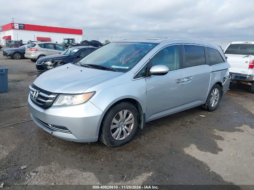 VIN 5FNRL5H64EB038215 2014 HONDA ODYSSEY no.2