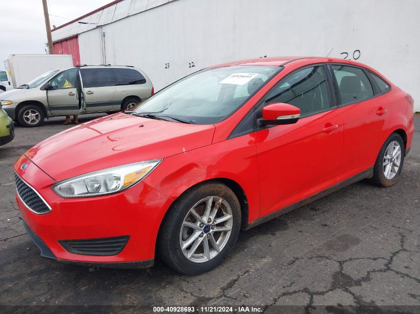 2016 Ford Focus Se VIN: 1FADP3F24GL255496 Lot: 40928693