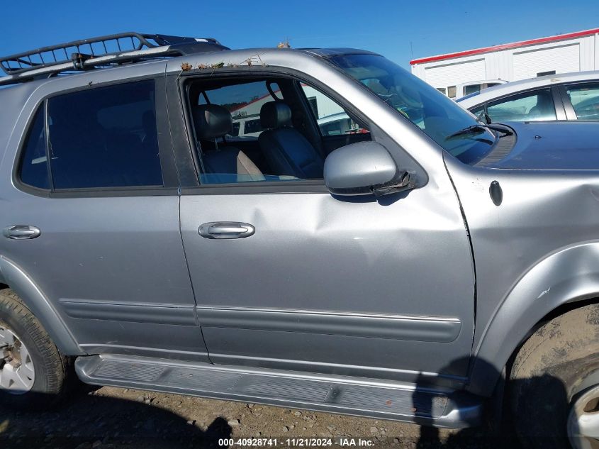 2002 Toyota Sequoia Sr5 V8 VIN: 5TDZT34A82S063592 Lot: 40928741