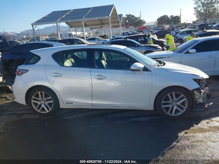 VIN JTHKD5BH8F2225534 2015 Lexus CT, 200H no.14