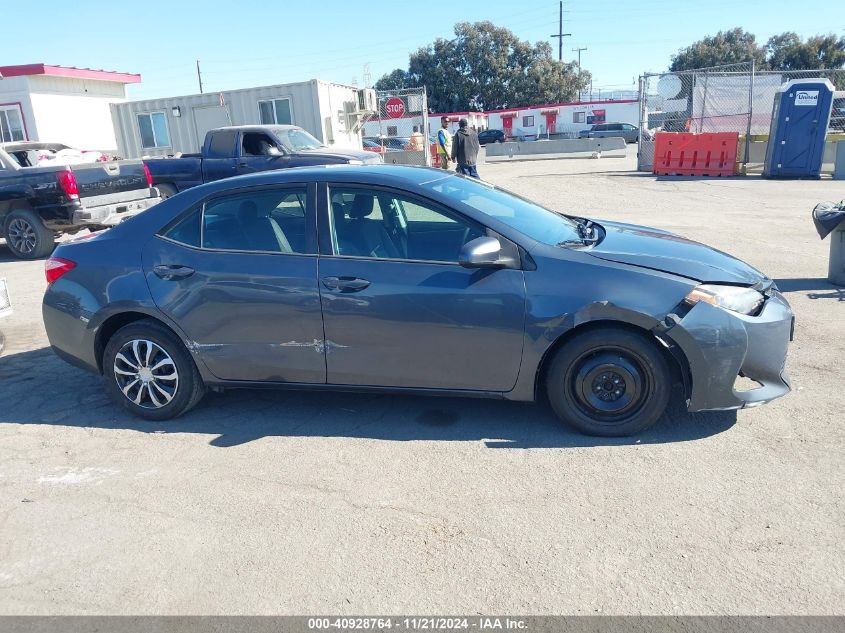 2017 Toyota Corolla Le VIN: 5YFBURHE9HP621627 Lot: 40928764