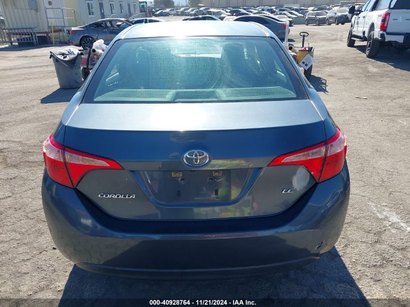 2017 Toyota Corolla Le VIN: 5YFBURHE9HP621627 Lot: 40928764