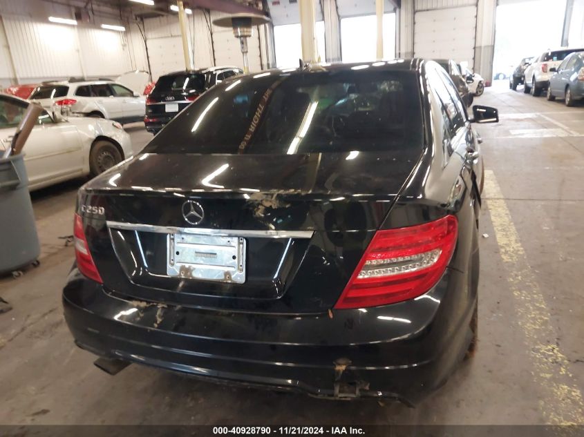 2012 Mercedes-Benz C 250 Luxury/Sport VIN: WDDGF4HB7CA623260 Lot: 40928790