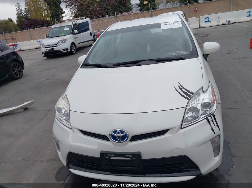 2014 Toyota Prius Four VIN: JTDKN3DU5E0386592 Lot: 40928820