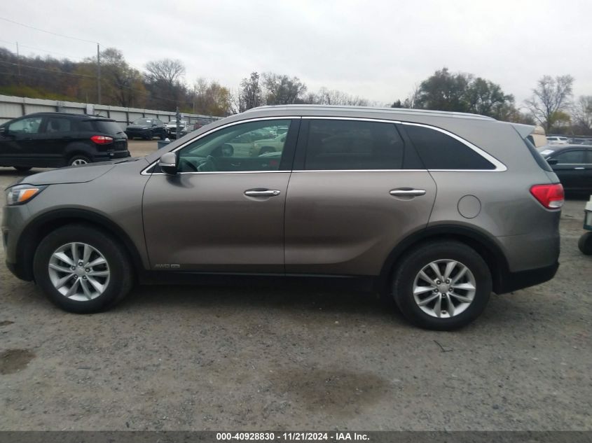 2016 Kia Sorento 3.3L Lx VIN: 5XYPGDA54GG134123 Lot: 40928830