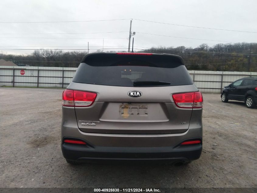 2016 Kia Sorento 3.3L Lx VIN: 5XYPGDA54GG134123 Lot: 40928830