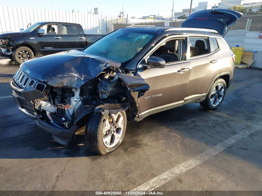 2021 Jeep Compass Limited 4X4 VIN: 3C4NJDCB8MT542799 Lot: 40928860