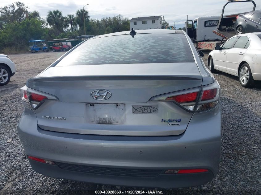 2016 Hyundai Sonata Hybrid Limited VIN: KMHE34L14GA019076 Lot: 40928863