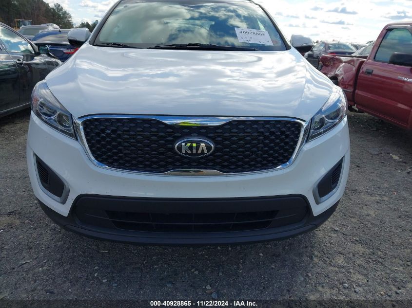 2018 Kia Sorento 2.4L Lx VIN: 5XYPG4A3XJG401626 Lot: 40928865