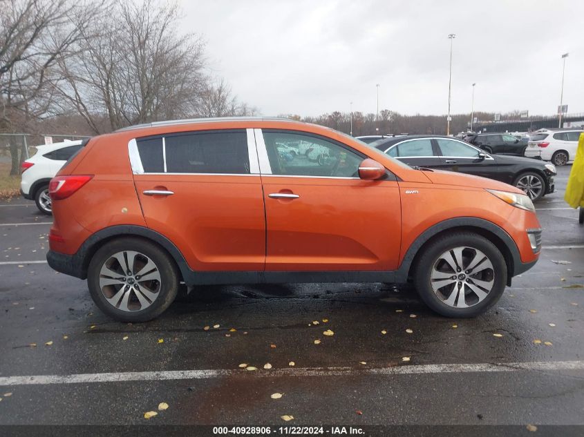 2013 Kia Sportage Ex VIN: KNDPCCA28D7392343 Lot: 40928906