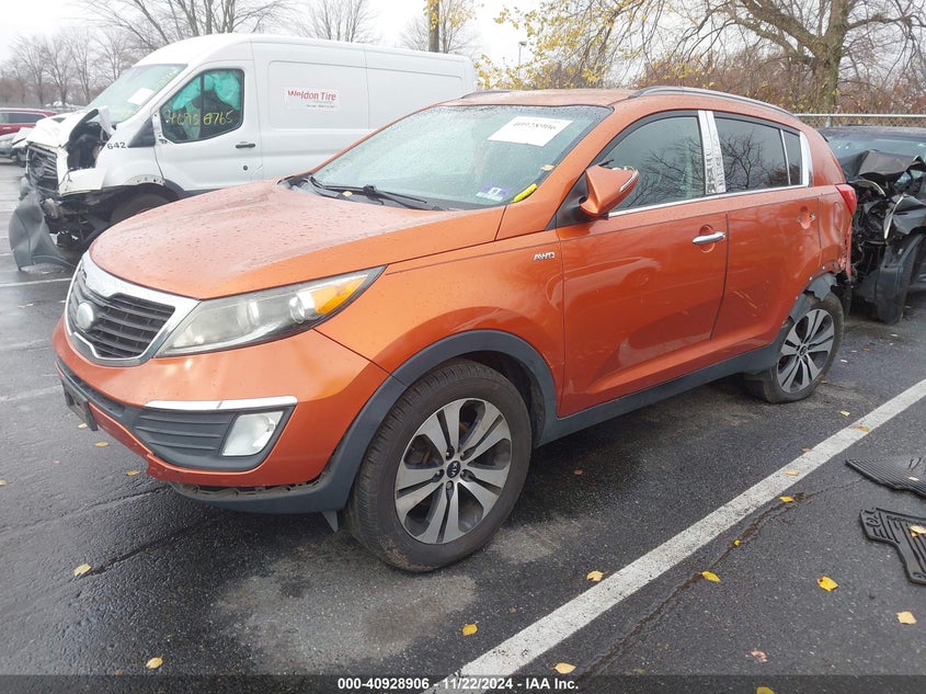 2013 KIA SPORTAGE EX - KNDPCCA28D7392343