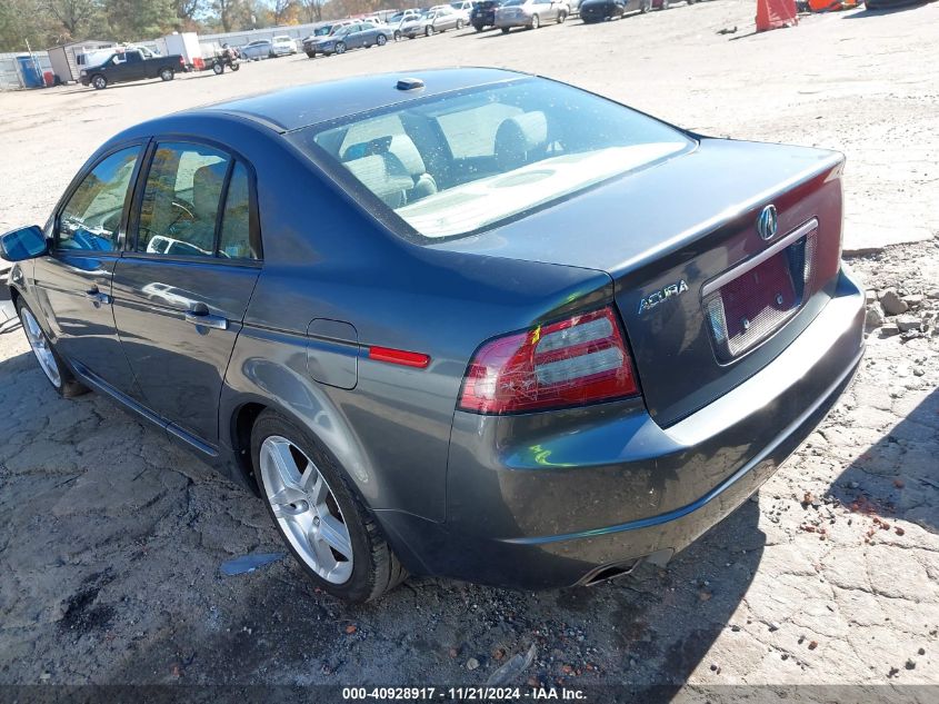 2008 Acura Tl 3.2 VIN: 19UUA66288A003861 Lot: 40928917