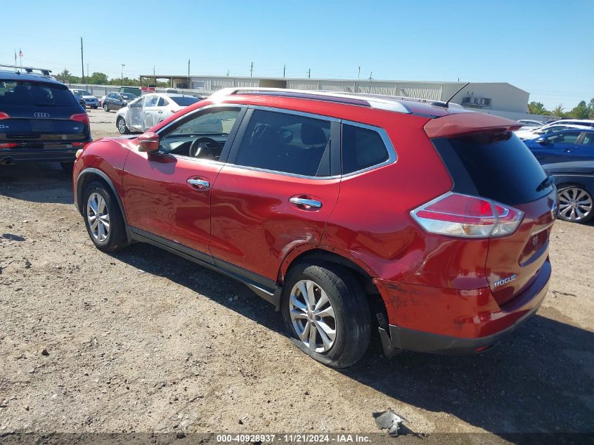 VIN KNMAT2MTXFP557753 2015 Nissan Rogue, SV no.3