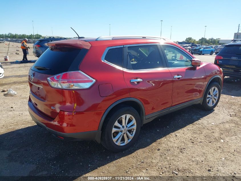 VIN KNMAT2MTXFP557753 2015 Nissan Rogue, SV no.4