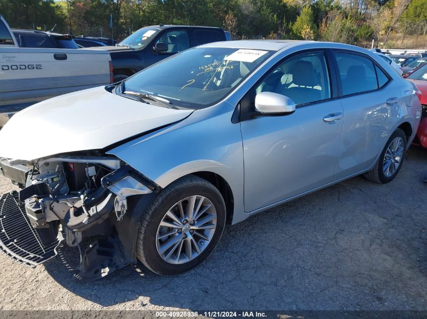 2015 Toyota Corolla L/Le/Le Pls/Prm/S/S Pls VIN: 2T1BURHE1FC394267 Lot: 40928938