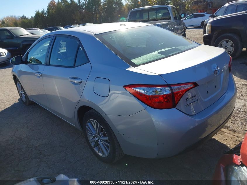 2015 TOYOTA COROLLA L/LE/LE PLS/PRM/S/S PLS - 2T1BURHE1FC394267