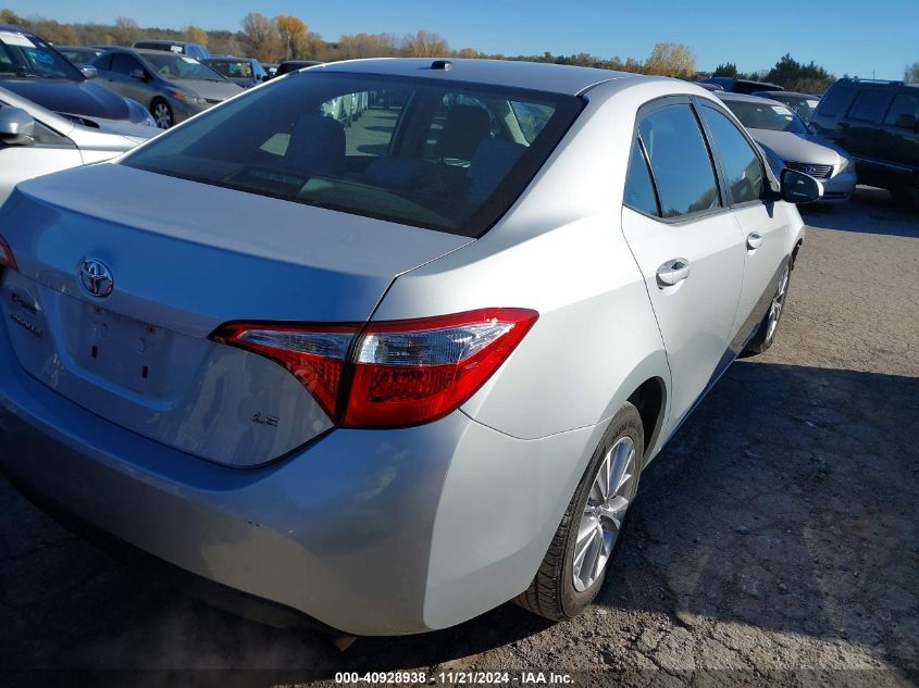 2015 TOYOTA COROLLA L/LE/LE PLS/PRM/S/S PLS - 2T1BURHE1FC394267