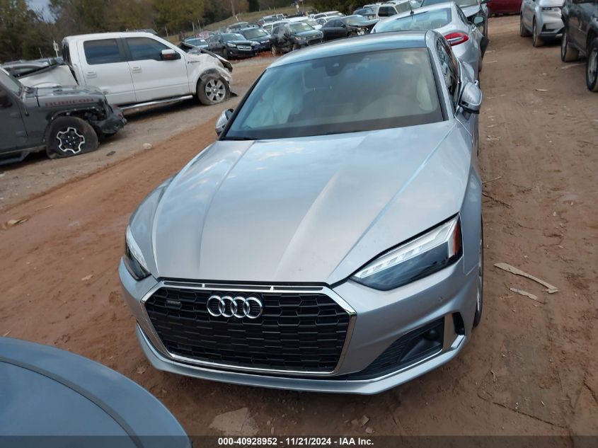 2021 Audi A5 Sportback Premium Plus 40 Tfsi Quattro S Tronic VIN: WAUCBCF55MA002772 Lot: 40928952