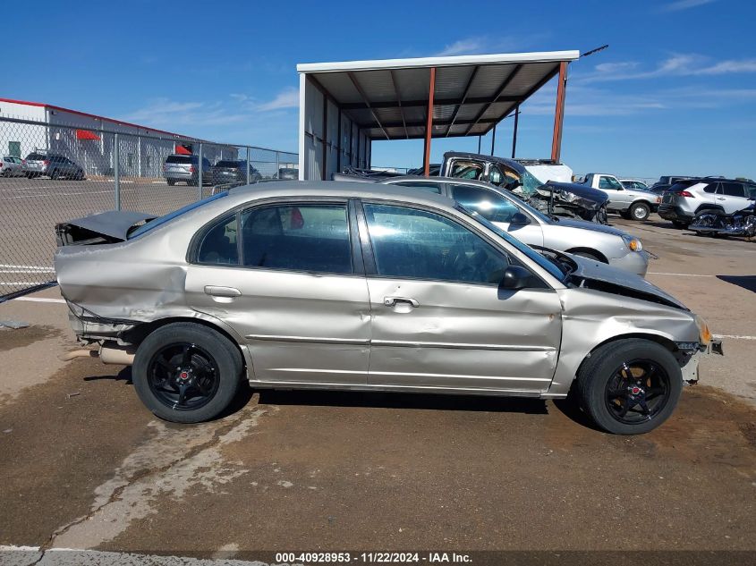 2003 Honda Civic Lx VIN: 2HGES16553H591825 Lot: 40928953