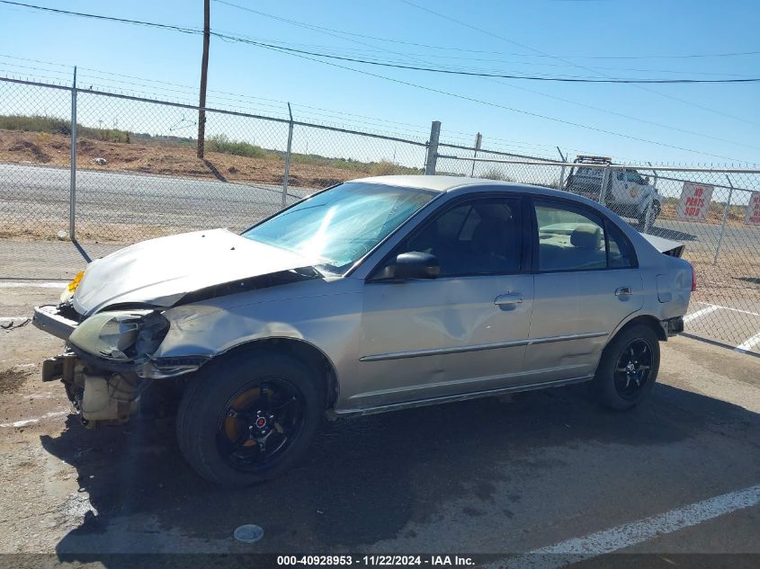 2003 Honda Civic Lx VIN: 2HGES16553H591825 Lot: 40928953