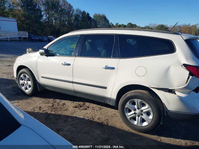 2014 Chevrolet Traverse Ls VIN: 1GNKRFEDXEJ129983 Lot: 40928977