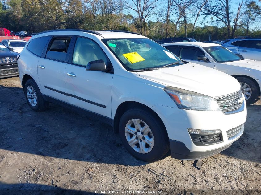 VIN 1GNKRFEDXEJ129983 2014 Chevrolet Traverse, LS no.1