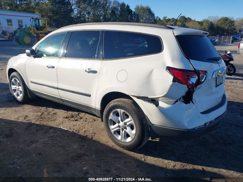 VIN 1GNKRFEDXEJ129983 2014 Chevrolet Traverse, LS no.3