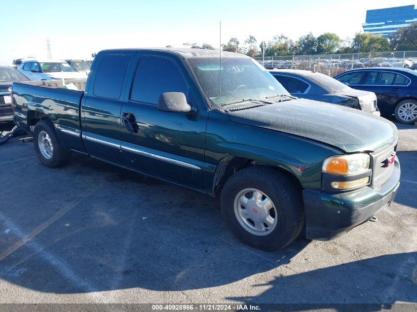 2002 GMC Sierra 1500 Sle VIN: 2GTEC19V421393753 Lot: 40928986