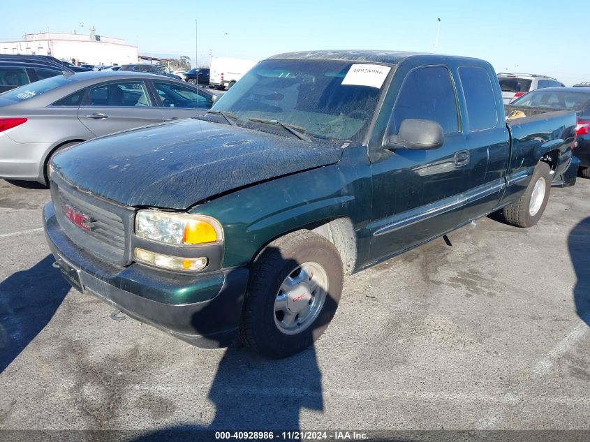 2002 GMC Sierra 1500 Sle VIN: 2GTEC19V421393753 Lot: 40928986