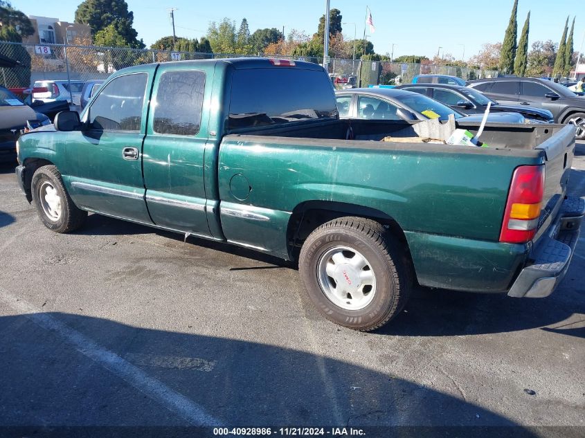 2002 GMC Sierra 1500 Sle VIN: 2GTEC19V421393753 Lot: 40928986