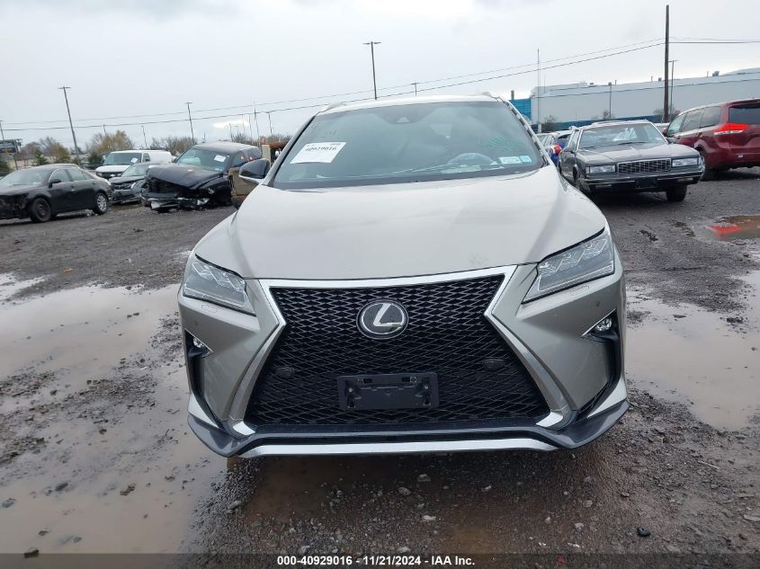 2018 Lexus Rx 350 F Sport VIN: 2T2BZMCA5JC142566 Lot: 40929016