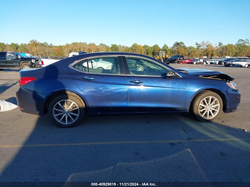 2018 Acura Tlx VIN: 19UUB1F38JA005561 Lot: 40929019