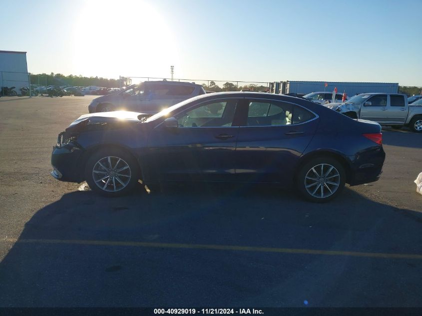 2018 Acura Tlx VIN: 19UUB1F38JA005561 Lot: 40929019