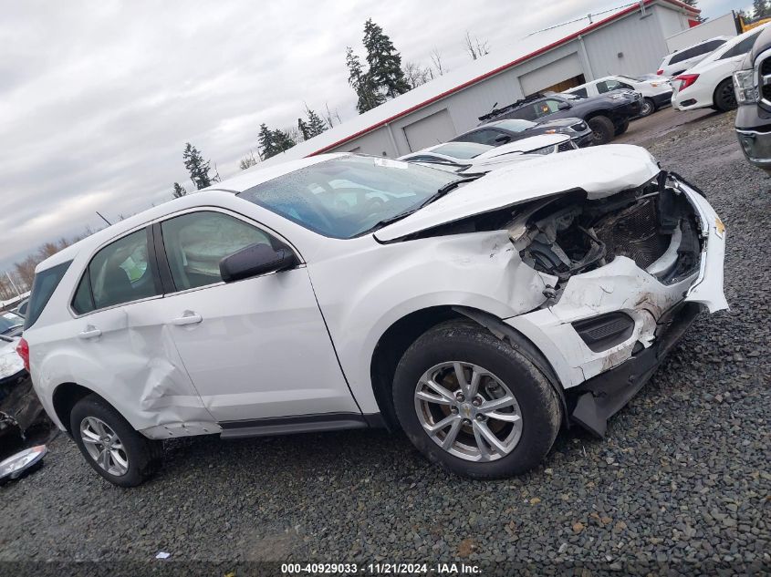 2017 Chevrolet Equinox Ls VIN: 2GNFLEEK3H6236080 Lot: 40929033