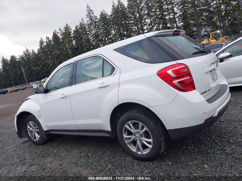 2017 Chevrolet Equinox Ls VIN: 2GNFLEEK3H6236080 Lot: 40929033