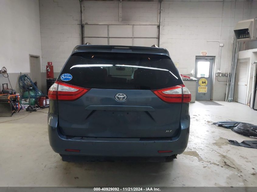 2016 Toyota Sienna Xle/Limited VIN: 5TDYK3DC2GS706557 Lot: 40929092